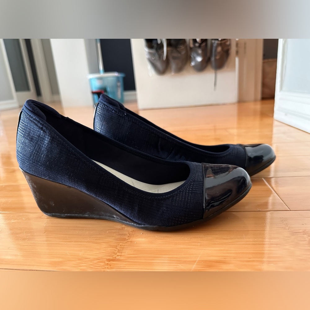 Navy wedges